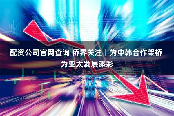 配资公司官网查询 侨界关注｜为中韩合作架桥 为亚太发展添彩
